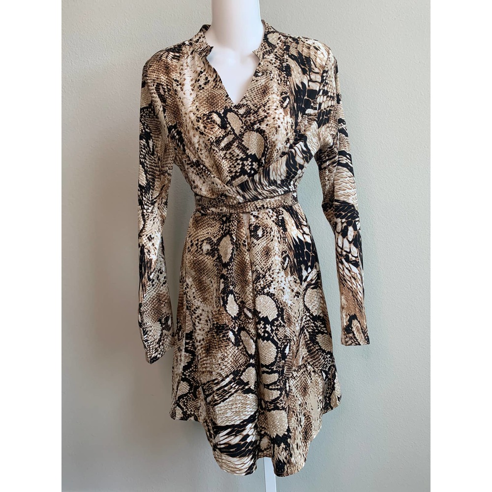 NEW Animal Print Wrinkle Free Dress
